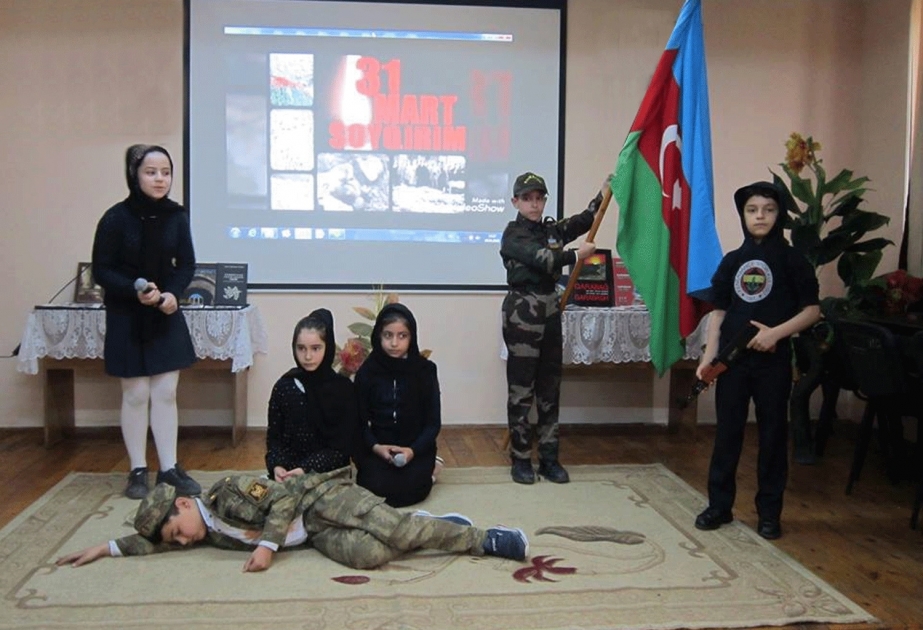Paytaxt məktəblərində 31 mart - Azərbaycanlıların Soyqırımı Gününə həsr olunan silsilə tədbirlər