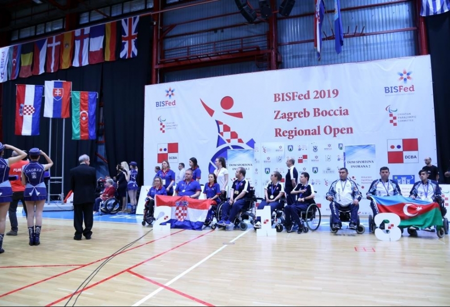 Ölkəmizin boccia üzrə paralimpiya yığması beynəlxalq yarışda bürünc medala layiq görülüb
