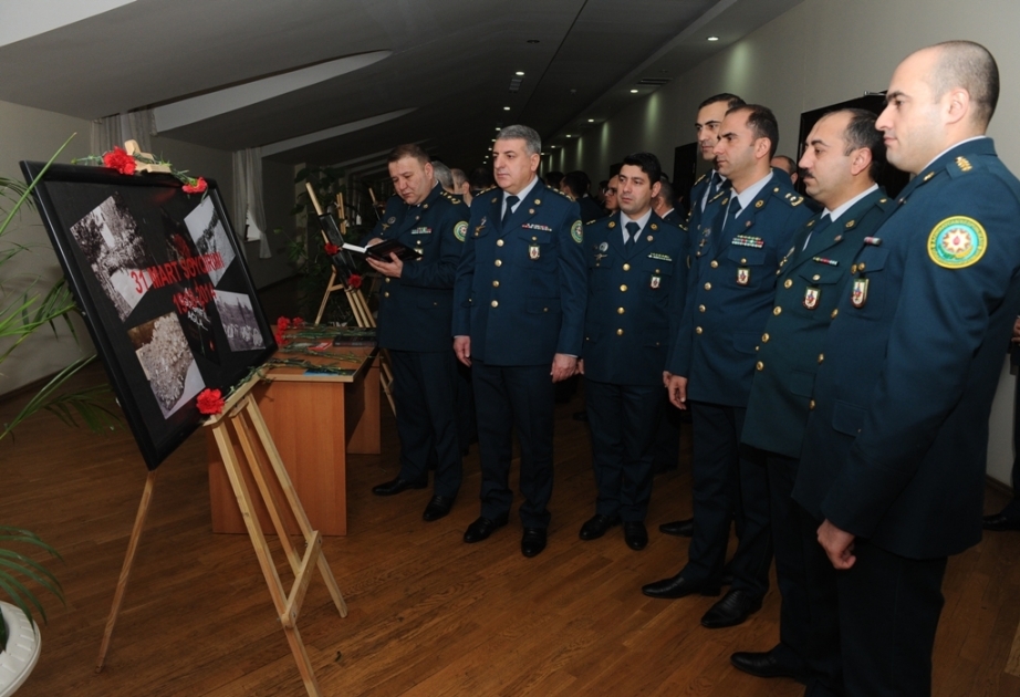 DSX-nin hərbi hissə və bölmələrində 31 mart soyqırımının 101 illiyi ilə əlaqədar silsilə tədbirlər keçirilib
