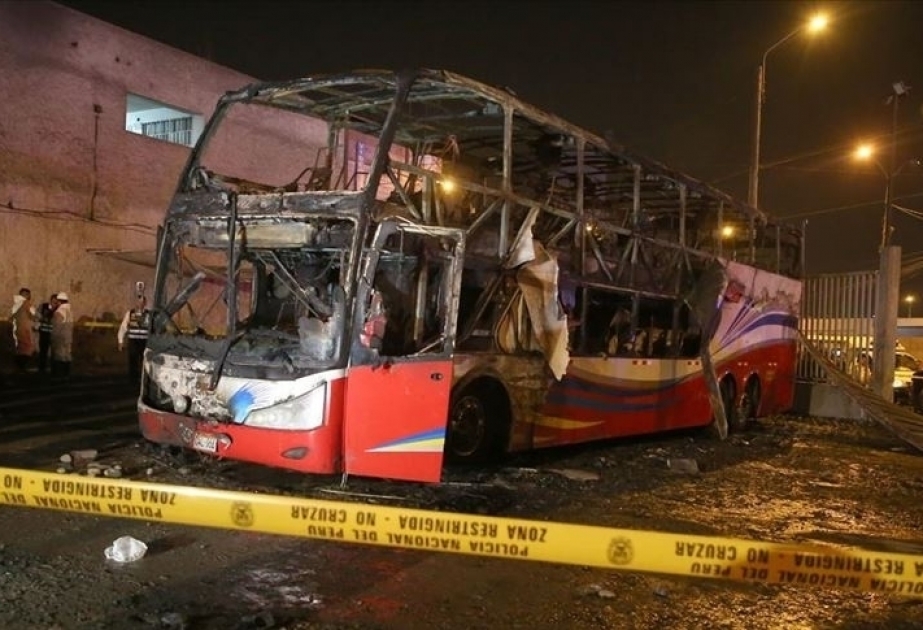Peru: 20 Menschen kommen bei Brand in Doppeldeckerbus ums Leben