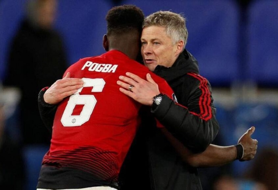 Solksjaer: Pogba es feliz en el Manchester United
