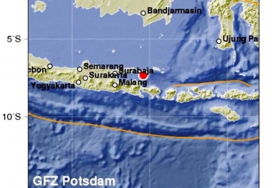 İndoneziyada 4,9 bal gücündə zəlzələ olub