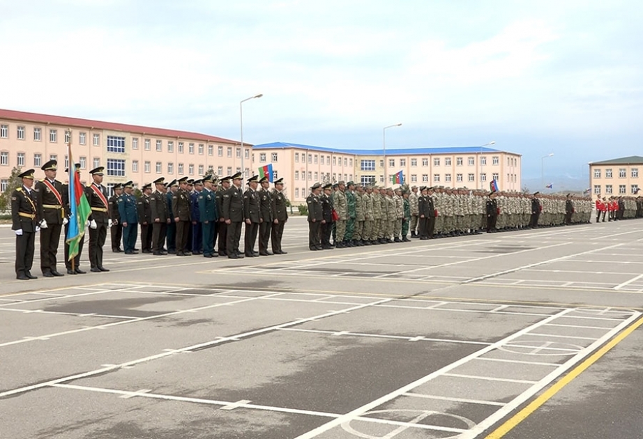 Əlahiddə Ümumqoşun Orduda növbəti kursların başa çatması münasibətilə buraxılış mərasimi olub
