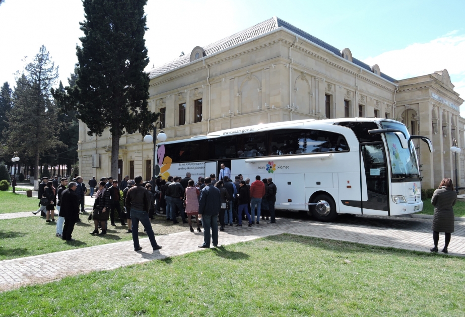 Balakəndə səyyar “ASAN xidmət”ə beş gündə 1200-dən çox müraciət qeydə alınıb