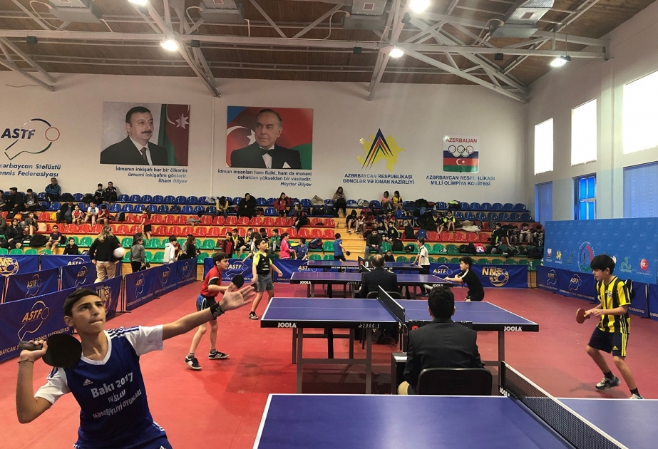 Stolüstü tennis üzrə Azərbaycan birinciliyinin açılış mərasimi olub