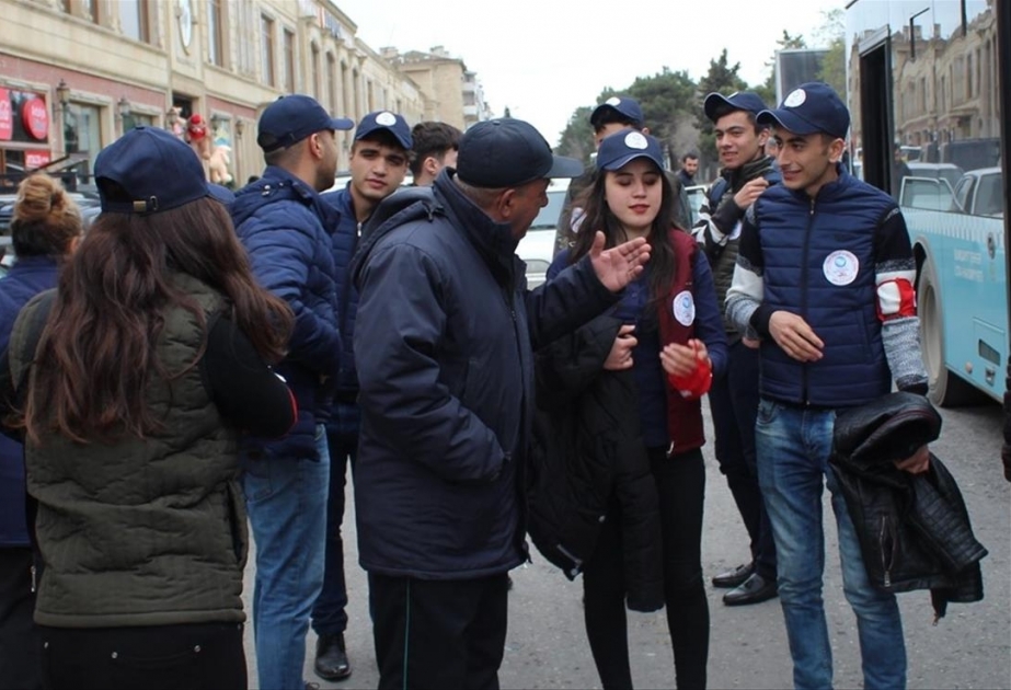 Sumqayıtda “Nəqliyyat könüllüləri” aksiyası davam edir