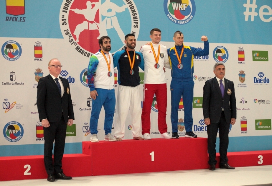Karate üzrə Azərbaycan millisi Avropa çempionatını bir qızıl, bir gümüş və iki bürünc medalla başa vurub