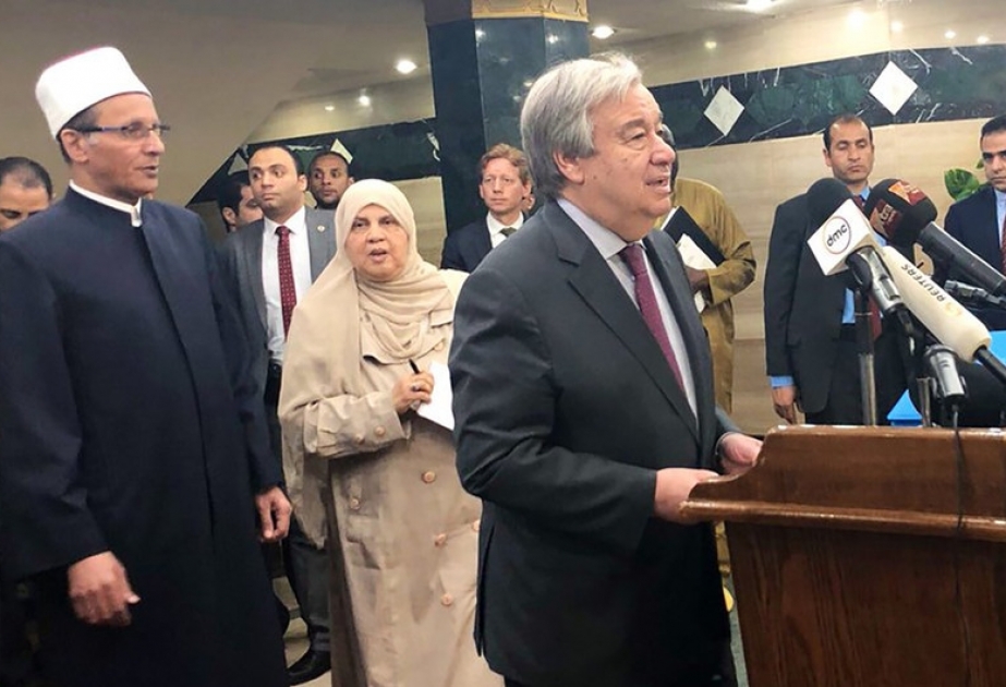 BMT-nin baş katibi Qahirə məscidində çıxış edib