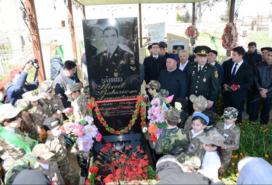 Tərtərdə şəhid Nicat İsgəndərovun xatirəsi anılıb