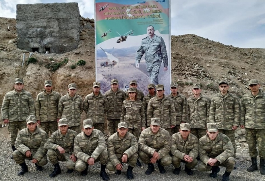 N saylı hərbi hissənin əsgərləri Tərtər rayonunda ekskursiyada olublar