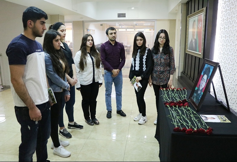Azərbaycan Universiteti şəhid məzunu Fəxrəddin Qurbanlını unutmur