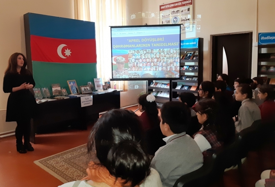 Sumqayıt Regional Mədəniyyət İdarəsinin müəssisələrində Aprel şəhidlərinə həsr olunmuş silsilə tədbirlər keçirilir
