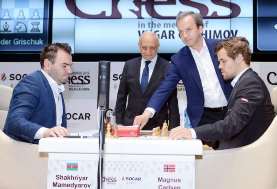 Shamkir, Runde 5: Magnus Carlsen und Shakhriyar Mamedyarov trennten sich Remis