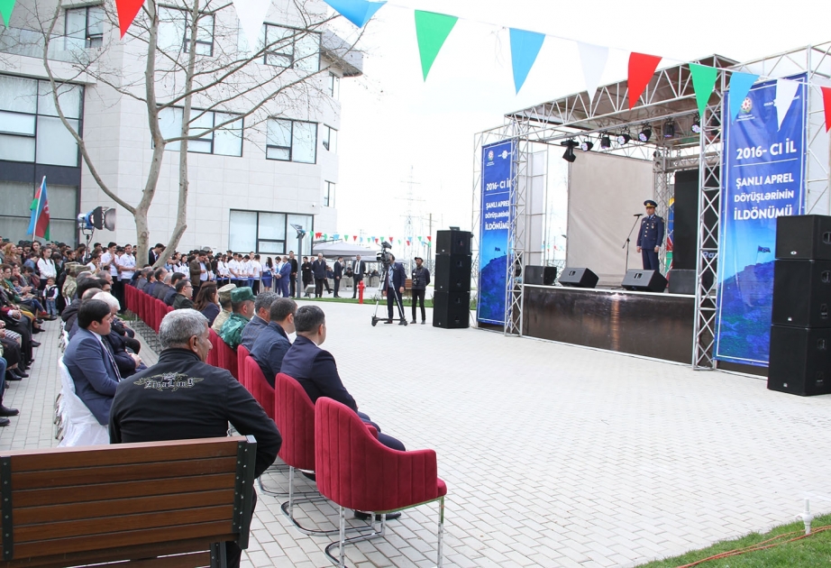 İmişlidəki “ASAN həyat” kompleksində Aprel döyüşlərinin ildönümü qeyd edilib