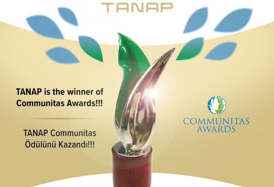 TANAP recibió otro premio