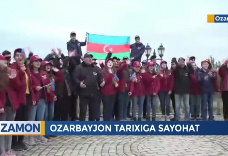 Özbəkistanın televiziya kanalında Şamaxı və Qəbələ rayonları haqqında videomaterial yayımlanıb