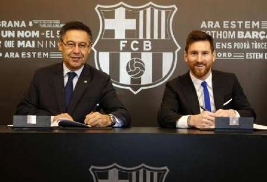 Bartomeu quiere que Messi esté vinculado con el Barcelona 