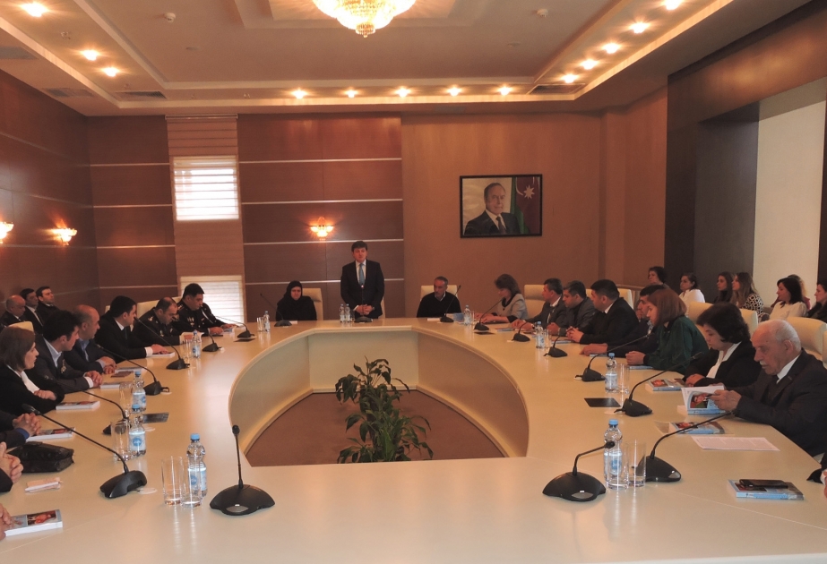 Aprel şəhidinin xatirəsinə həsr olunmuş kitabın təqdimatı keçirilib