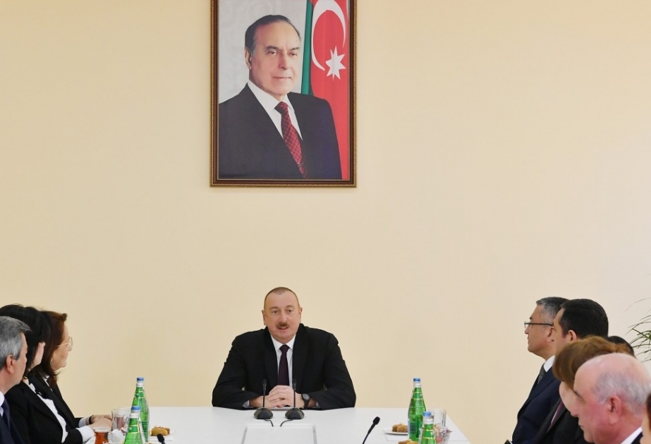 Prezident İlham Əliyev: Biz inkişafın yeni mərhələsinə qədəm qoymuşuq