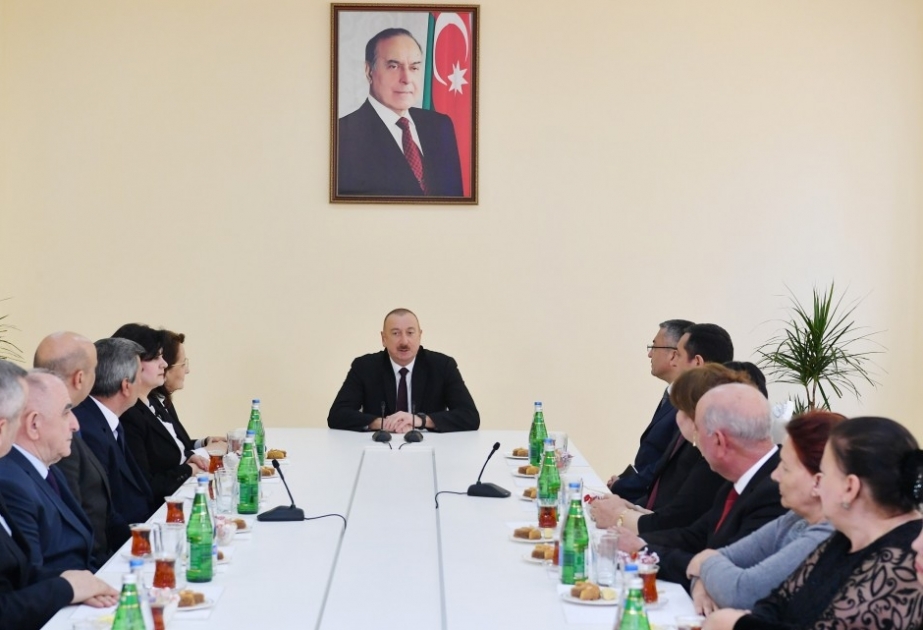 Prezident İlham Əliyev: Quruculuq, abadlıq, inkişaf bu gün Azərbaycanı fərqləndirən amillərdir