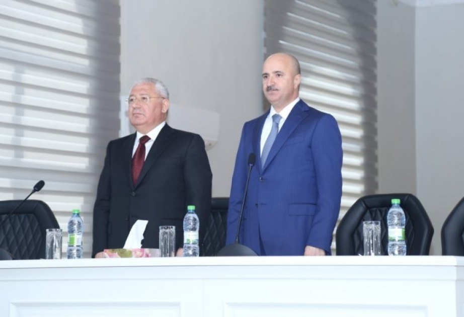 Dövlət Dəniz Akademiyasının yeni rektoru kollektivə təqdim olunub