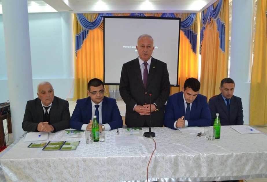 Kürdəmirdə “Azərbaycan ailəsi” mövzusunda konfrans keçirilib
