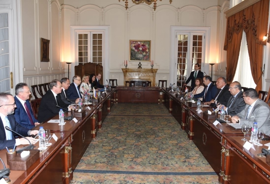 Qahirədə Misir və Rusiyanın xarici işlər nazirləri regional məsələləri müzakirə ediblər