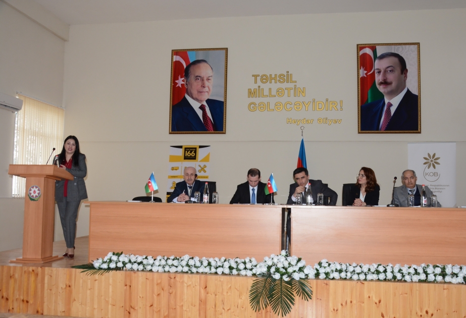 Peşə təhsili müəssisələri məzunlarının özünüməşğulluq imkanlarının artırılmasına dair təlim keçirilib