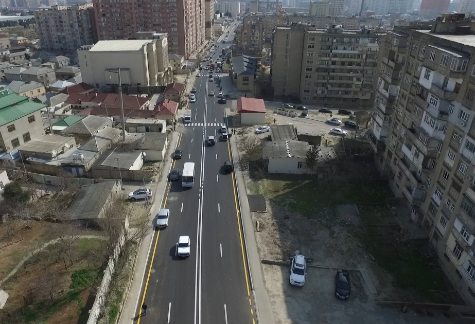 Yasamalda 5,3 kilometr uzunluğundakı 5 küçənin təmiri yekunlaşıb VİDEO