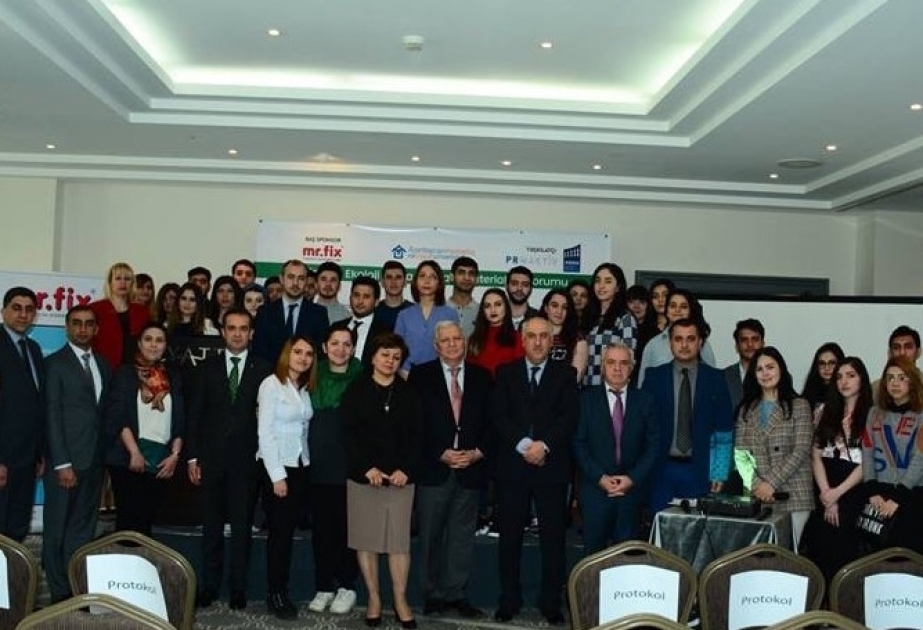 Azərbaycanda ilk dəfə “Tikinti və ekoloji sağlam inşaat materialları forumu” keçirilib