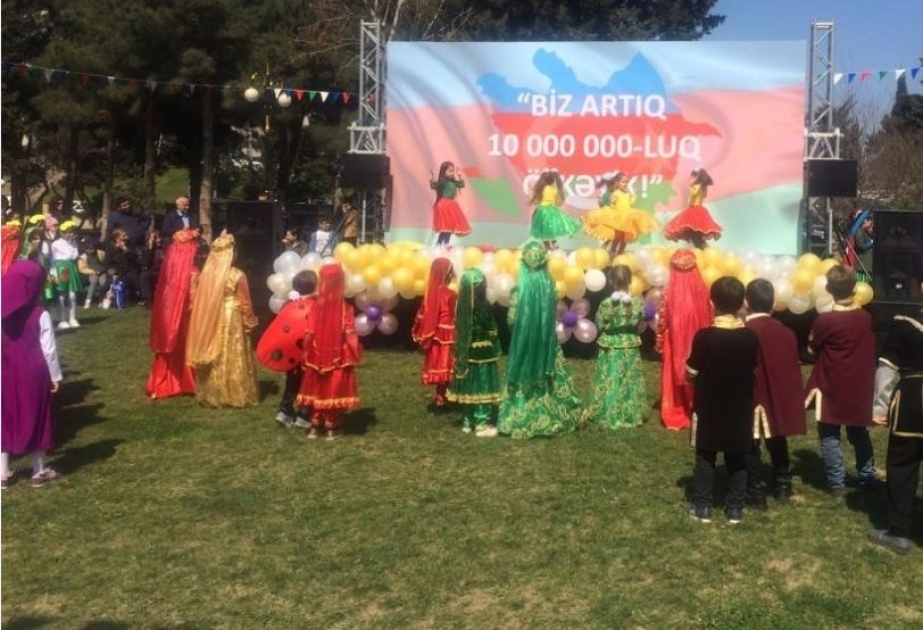 On milyonuncu sakinin doğulması münasibətilə Sabunçuda konsert təşkil olunub
