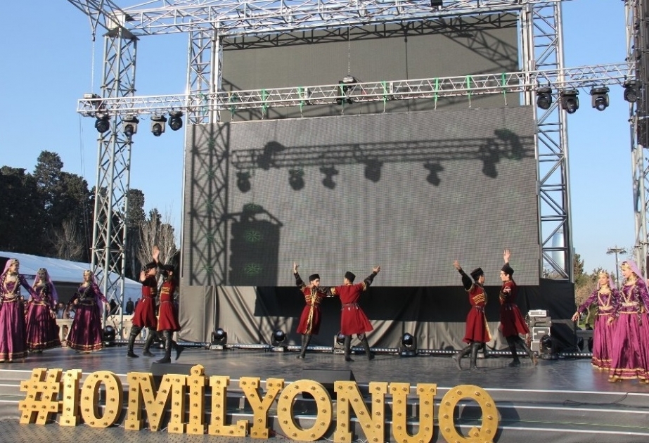 Bakı şəhərinin mədəniyyət müəssisələri 10 milyonuncu sakin münasibətilə təşkil olunmuş tədbirlərdə fəal iştirak edib