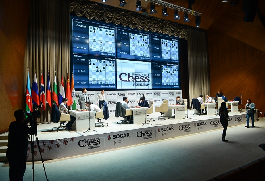 “Shamkir Chess 2019”: Azərbaycan şahmatçıları səkkizinci turu heç-heçə başa vurublar