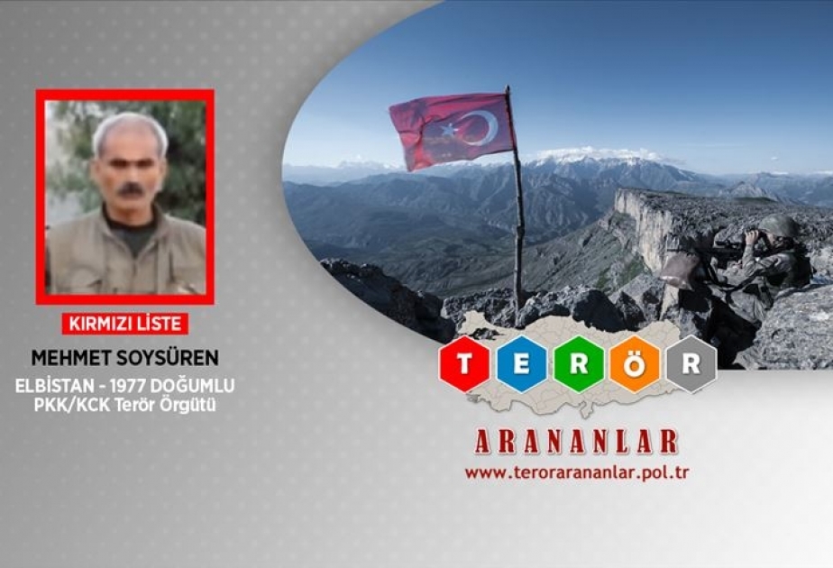 Axtarışda olan daha bir təhlükəli terrorçu Türkiyə hərbçiləri tərəfindən zərərsizləşdirilib