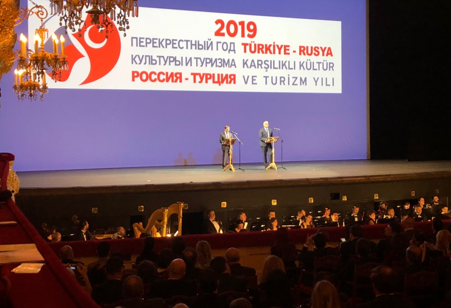 Moskvada Rusiya və Türkiyə qarşılıqlı Mədəniyyət və Turizm İlinin açılışı olub