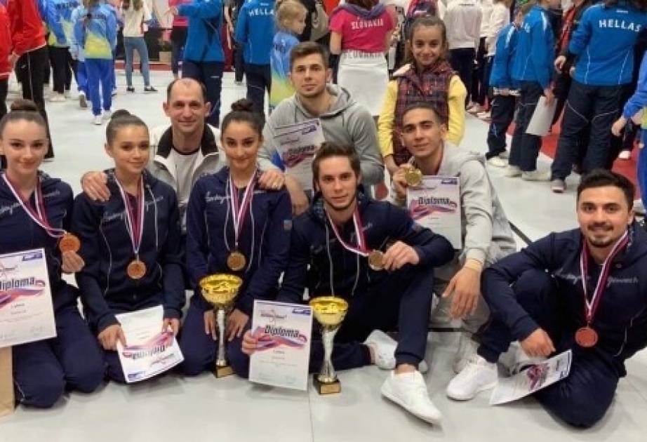 Азербайджанские гимнасты завоевали два золота на чемпионате в Словакии