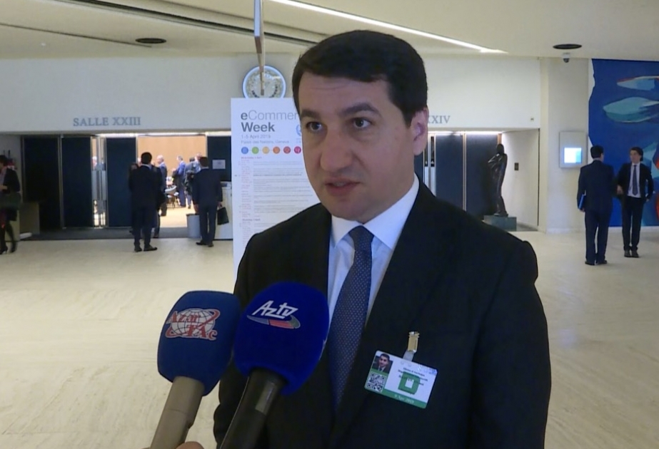 Hikmət Hacıyev: Ermənistan Azərbaycanın işğal olunmuş ərazilərindəki təbii resursları riyakarcasına talan edir