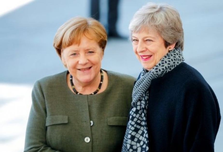Tereza Mey ilə Angela Merkel Brexitin tarixinin başqa vaxta təyin edilməsi məsələsini müzakirə ediblər