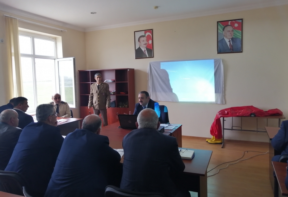 Aran Regional Mərkəzində mülki müdafiə kursları keçirilir
