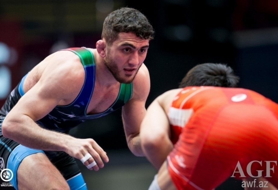 Azerbaijani wrestler Aliyev becomes three-time European champion