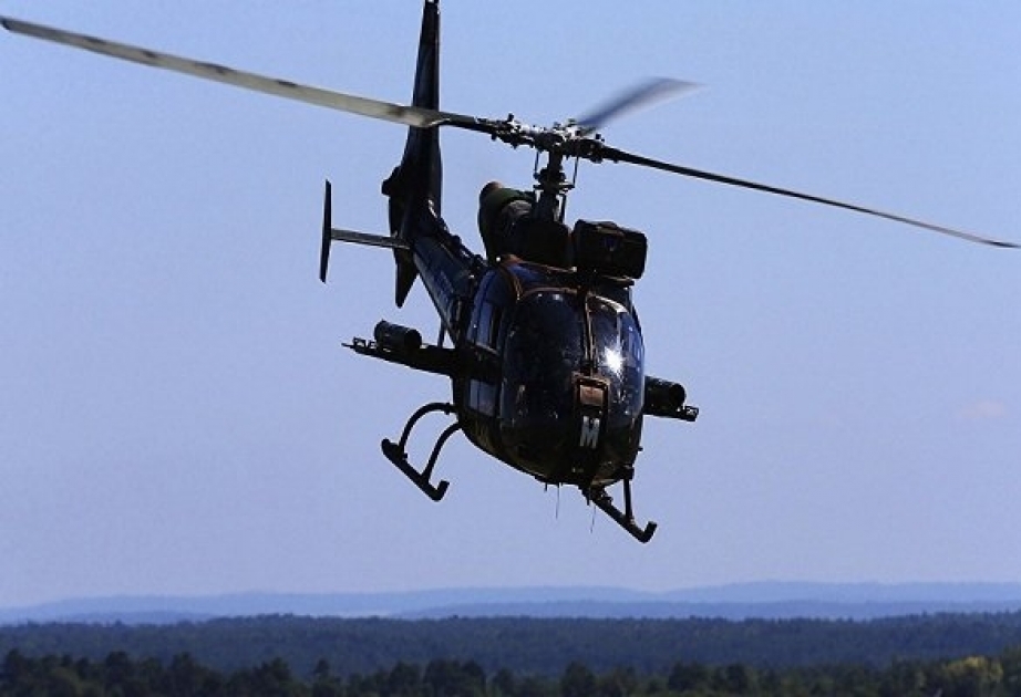İranın Sərhəd Mühafizə Xidmətinə məxsus helikopter qəzaya uğrayıb