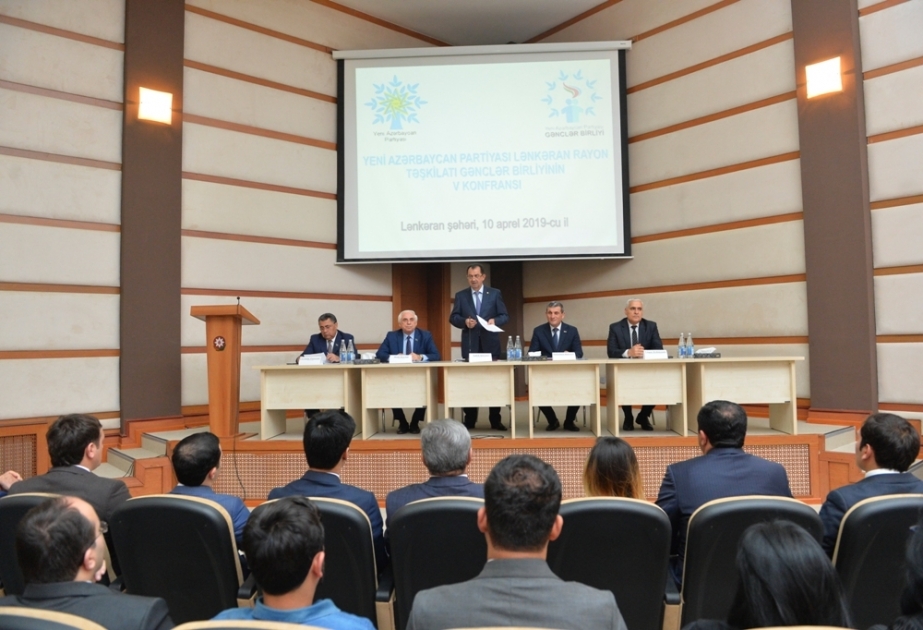 Yeni Azərbaycan Partiyası Lənkəran şəhər təşkilatının gənclər birliyinin konfransı keçirilib