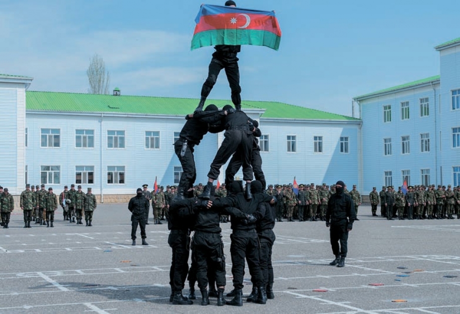 Daxili Qoşunların “Naxçıvan” Əlahiddə Əməliyyat Briqadasında hərbi hissənin yaranmasının 24-cü ildönümü qeyd olunub
