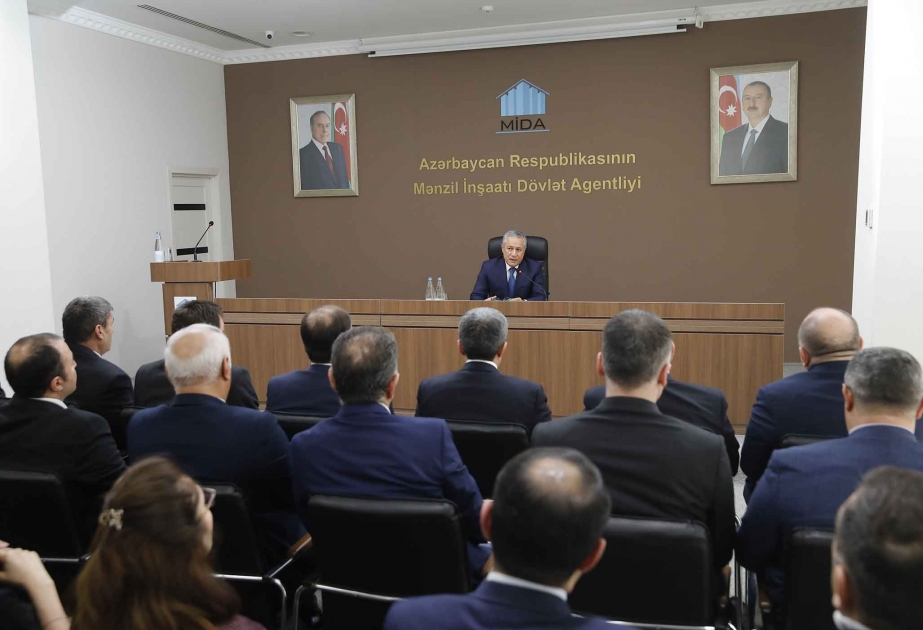 Mənzil İnşaatı Dövlət Agentliyinin yaradılmasının 3-cü ildönümü qeyd edilib