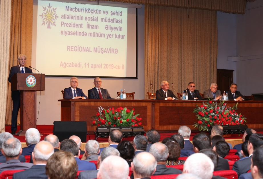 Məcburi köçkünlərin və şəhid ailələrinin sosial müdafiəsi Prezident İlham Əliyevin siyasətində mühüm yer tutur