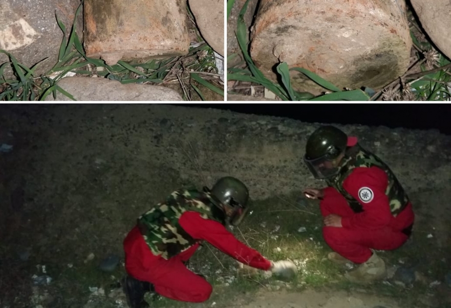 Gəncədə piyada əleyhinə mina aşkarlanıb