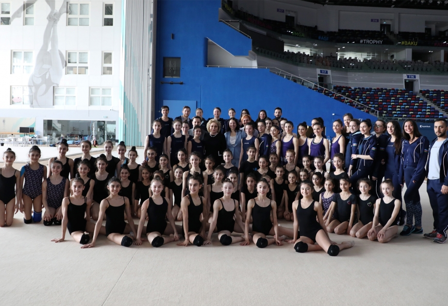Rusiya Federasiyası Federal Məclisi Federasiya Şurasının sədri Milli Gimnastika Arenası ilə tanış olub