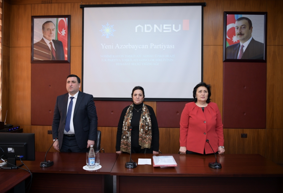ADNSU-da YAP ilk təşkilatının hesabat-seçki yığıncağı