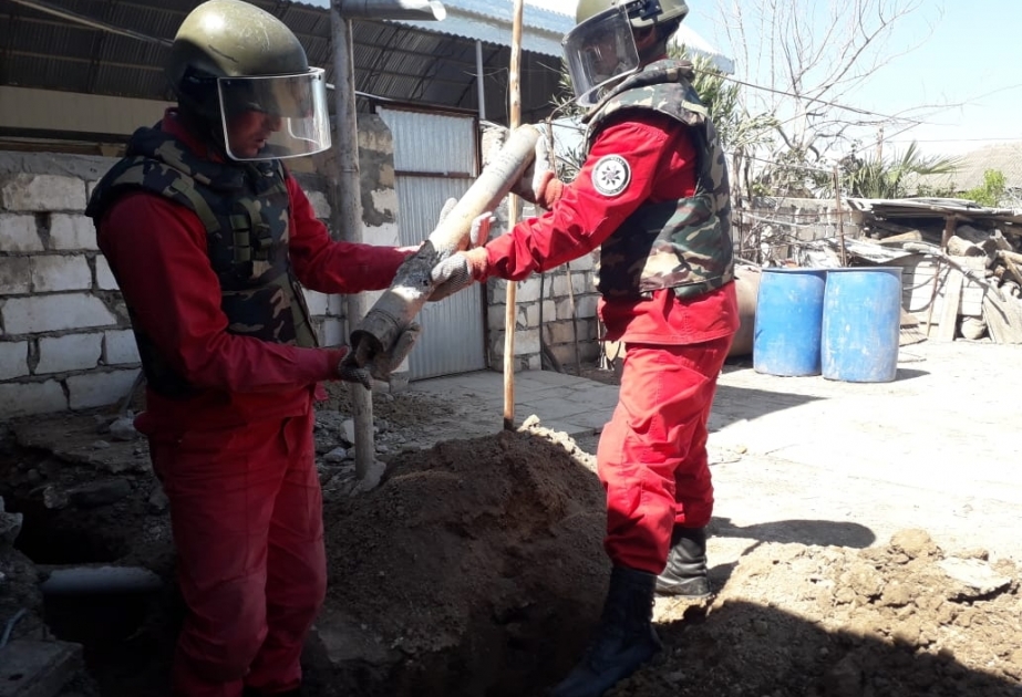 Qazax rayonunun Cəfərli kəndində hava-yer tipli C-8KOM raketi raket aşkarlanıb