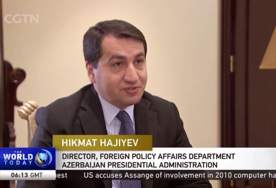Hikmat Hajiyev: Gürtel-und-Straße-Initiative schafft große Möglichkeiten für aserbaidschanisch-chinesische Zusammenarbeit